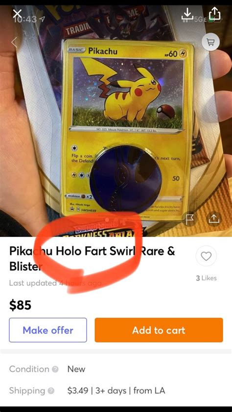 Holo fart swirl. : r/PokemonTCG .